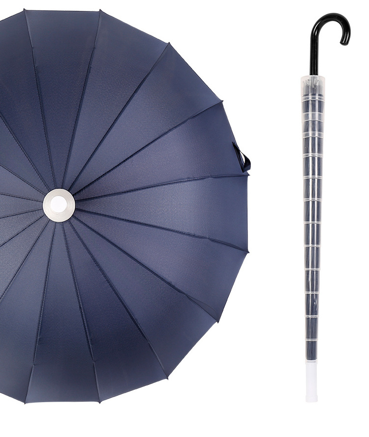 Pongee Fabric Waterproof No Drip Cover Umbrella No Drip umbrella With Plastic Cover