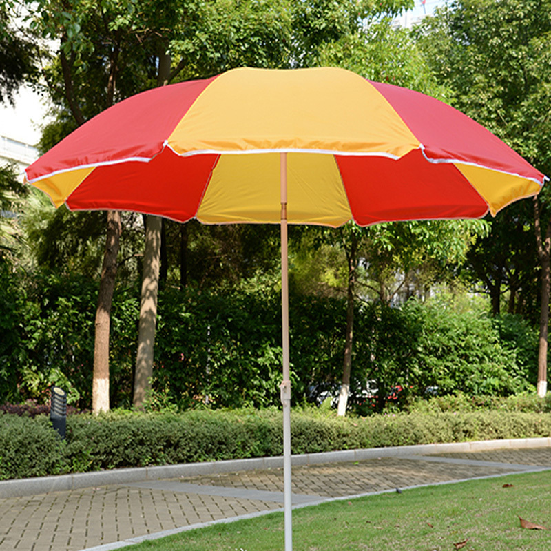 Standard size custom printing beach umbrella with tassels