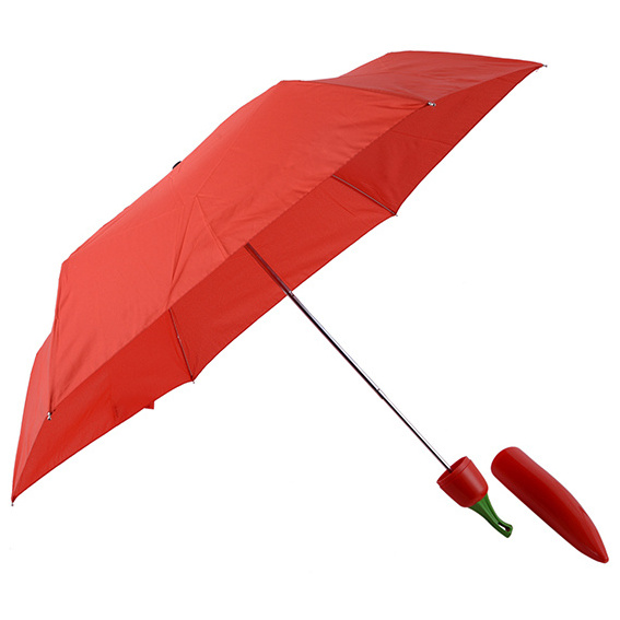 Novelty Umbrella Vegetable Carrots Eggplant Rain Umbrella Kids Gifts Protection Windproof 3 folding umbrella