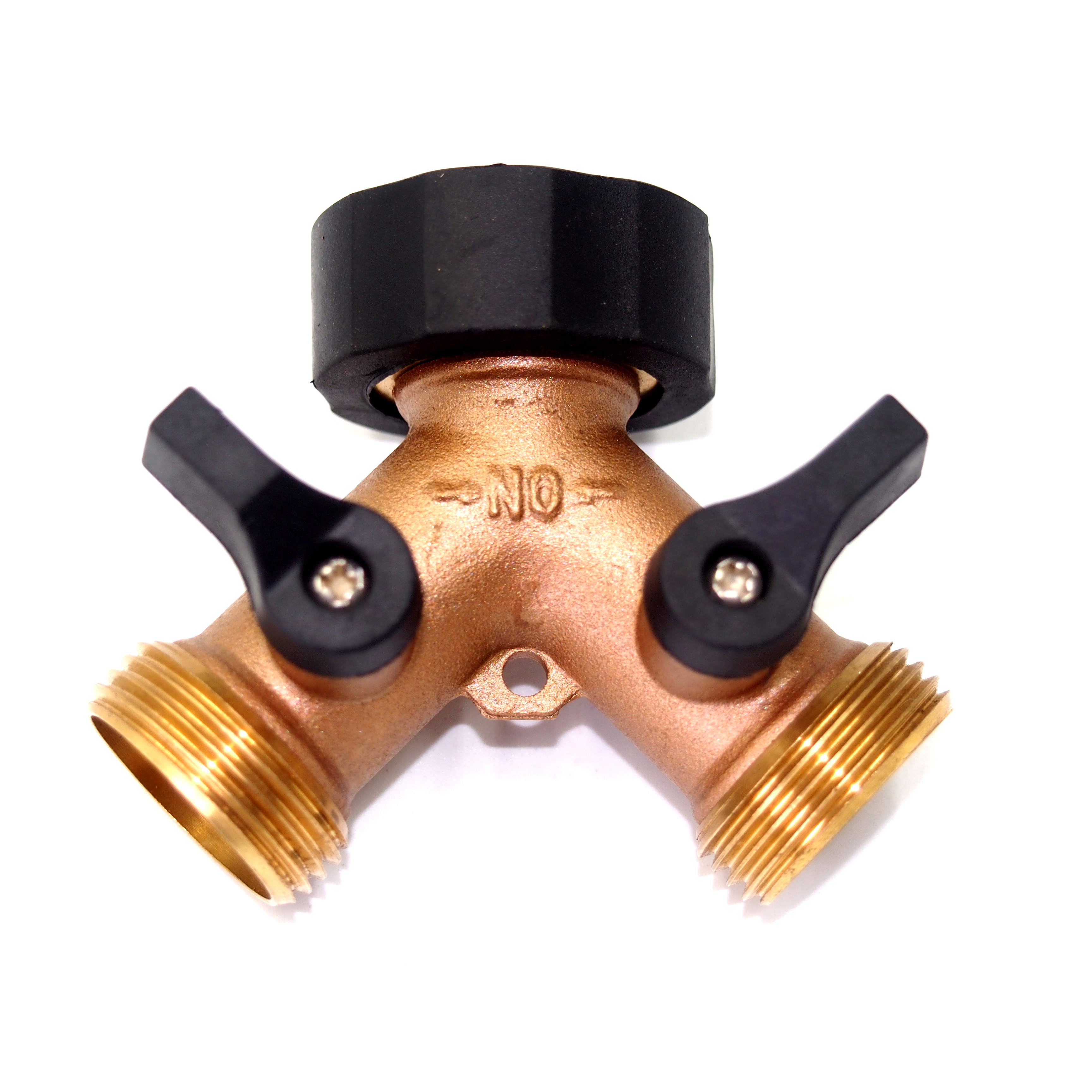 Brass Garden Water Hose Y 2 way splitter