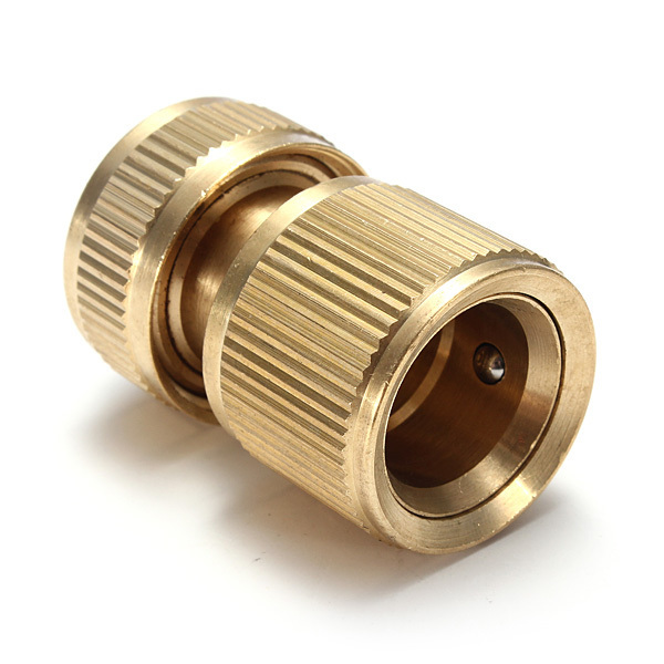 Brass garden hose quick connector 12mm