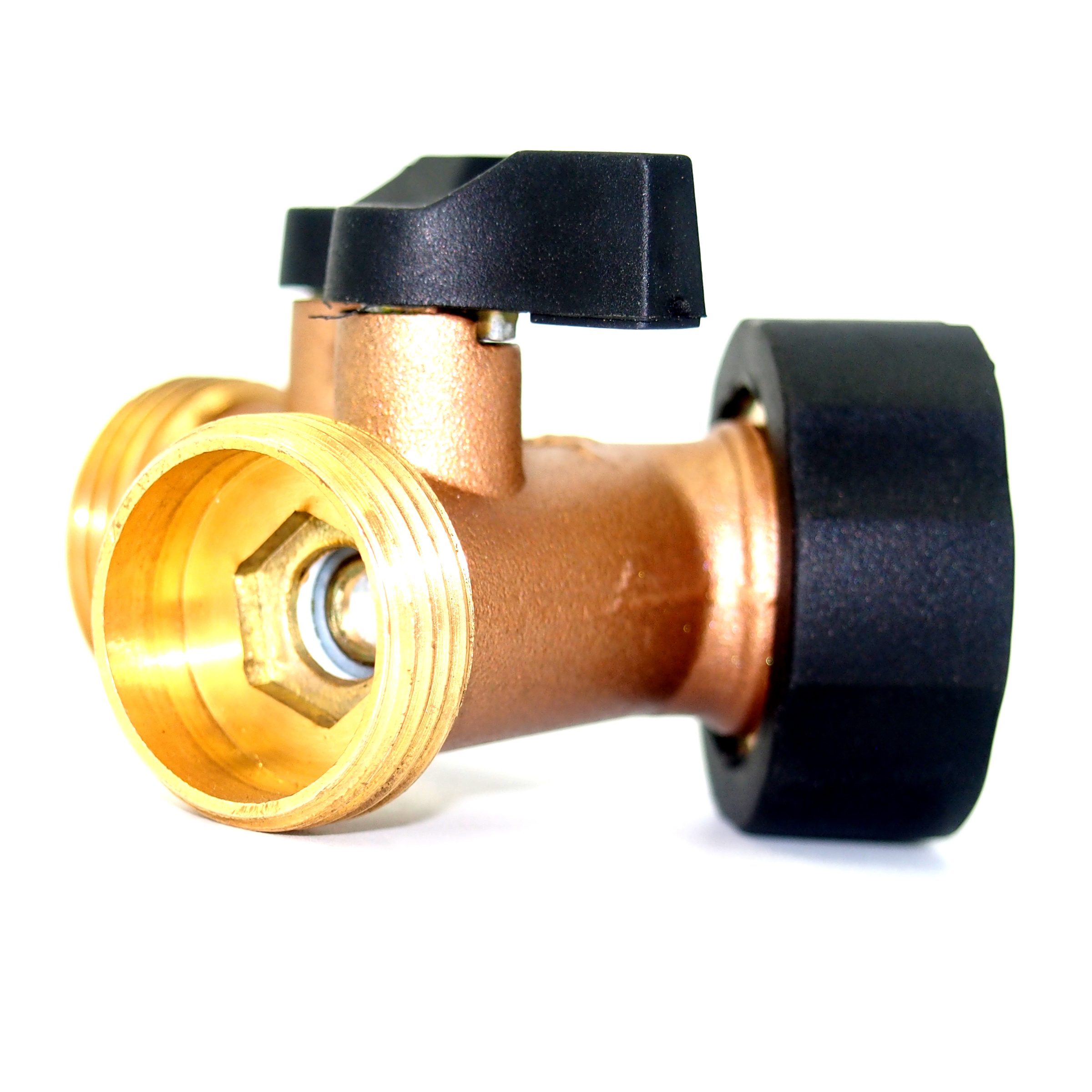 Brass Garden Water Hose Y 2 way splitter