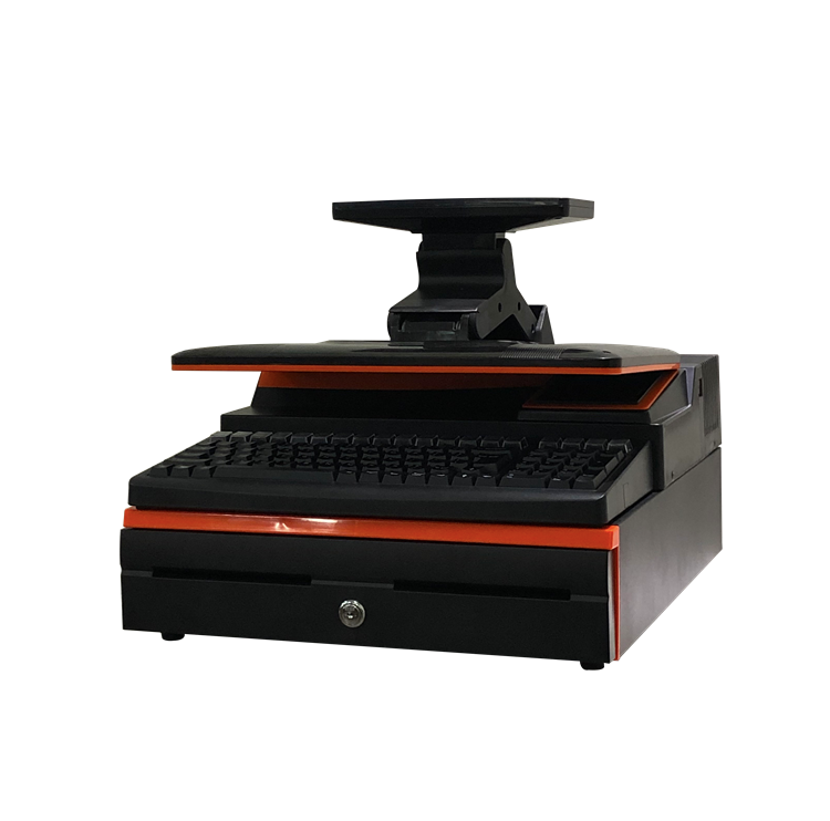 OEM ODM 15.6inch Fiscal Cash Register machine all in one with cash box  electronic cash register machine