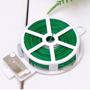 Florist Green Plastic Coated Metal Garden Wire with Factory Price