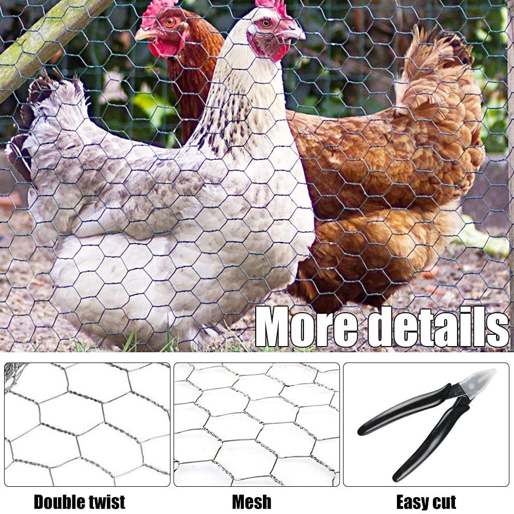 1/4 inch galvanized chicken wire mesh hexagon netting