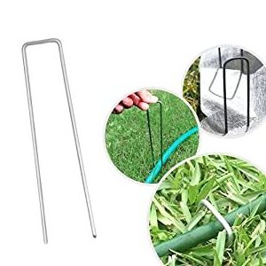 High Quality Garden Galvanised U Shaped Curved Grass Cloth Nails Sod Staple Garden Turf Nails for Artificial Grass