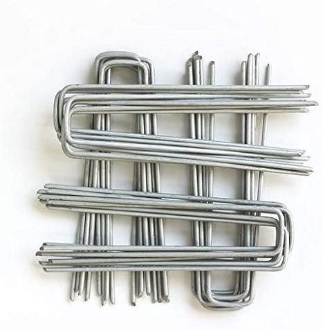 Stainless steel garden landscape fabric pins sod staples