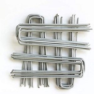 Stainless steel garden landscape fabric pins sod staples