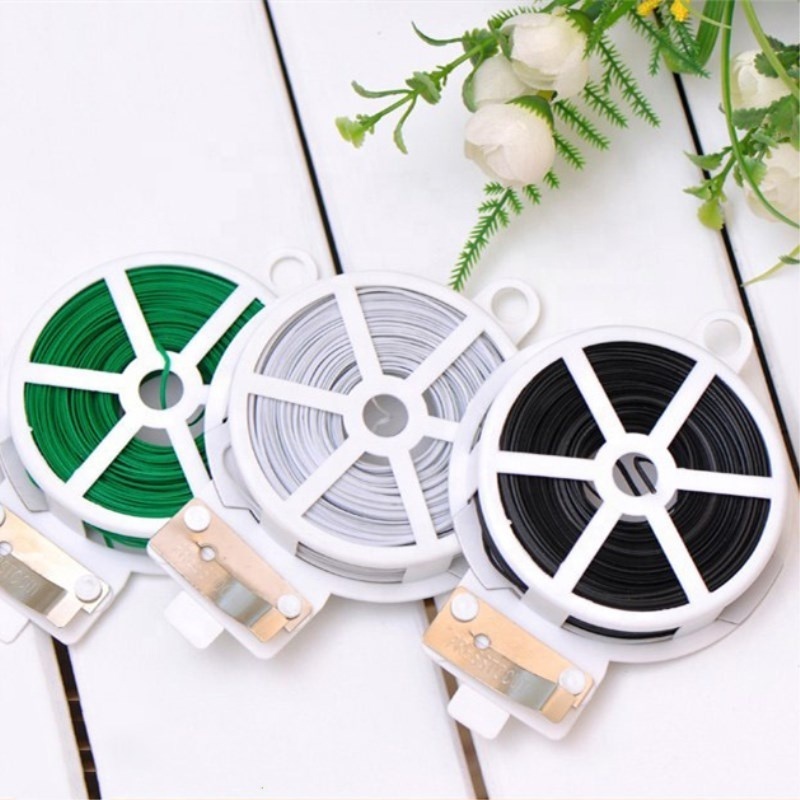 Florist Green Plastic Coated Metal Garden Wire with Factory Price