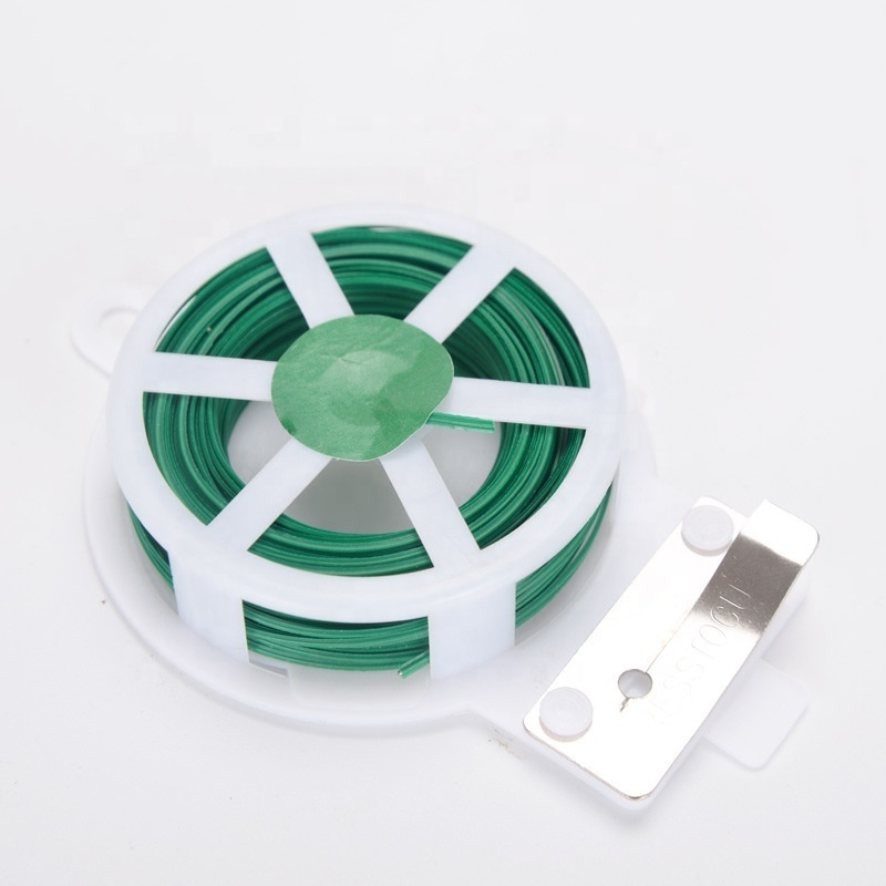 Florist Green Plastic Coated Metal Garden Wire with Factory Price