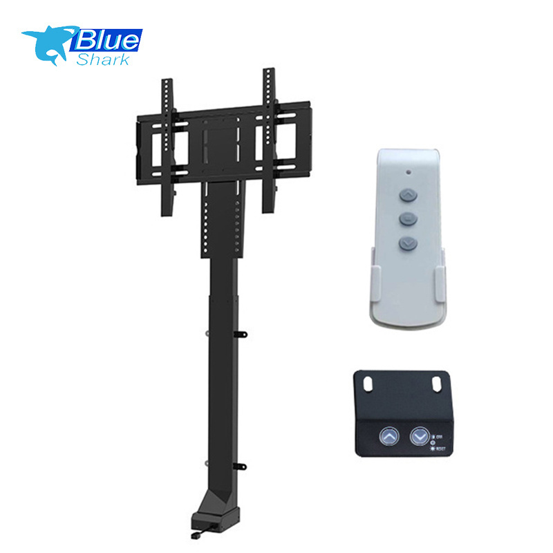 tv mount stand 32-70 inch Motorized Vertical Height Adjustable TV Lift Remote Control Automatic Smart Electric System Under Bed