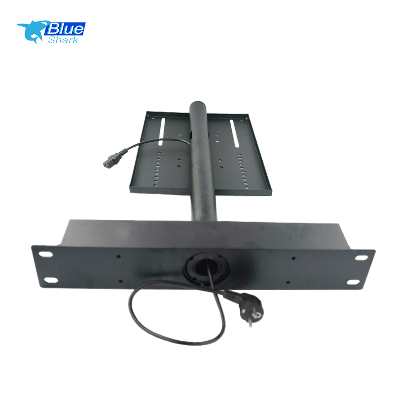 Universal Table Top Monitor Stands for 32 to 65 Inch Flat Screen TVs Swivel TV Mount Remote Control 360 Degree Rotate TV Stand