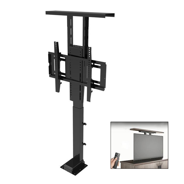 32-70 inch Motorized Height Adjustable Standing Desk & Frame Manufacturer Motorized Tv Lift Stand,TV Lift Cabinet for End of Bed