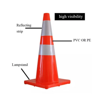 28 inch Reflective traffic safety cones