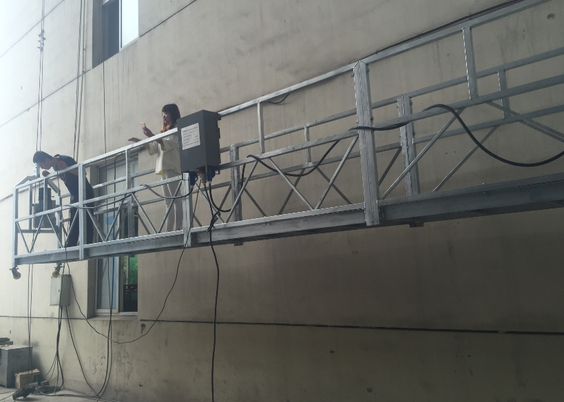 hoisting system for window cleaning platform zlp630 zlp800 hanging scaffold