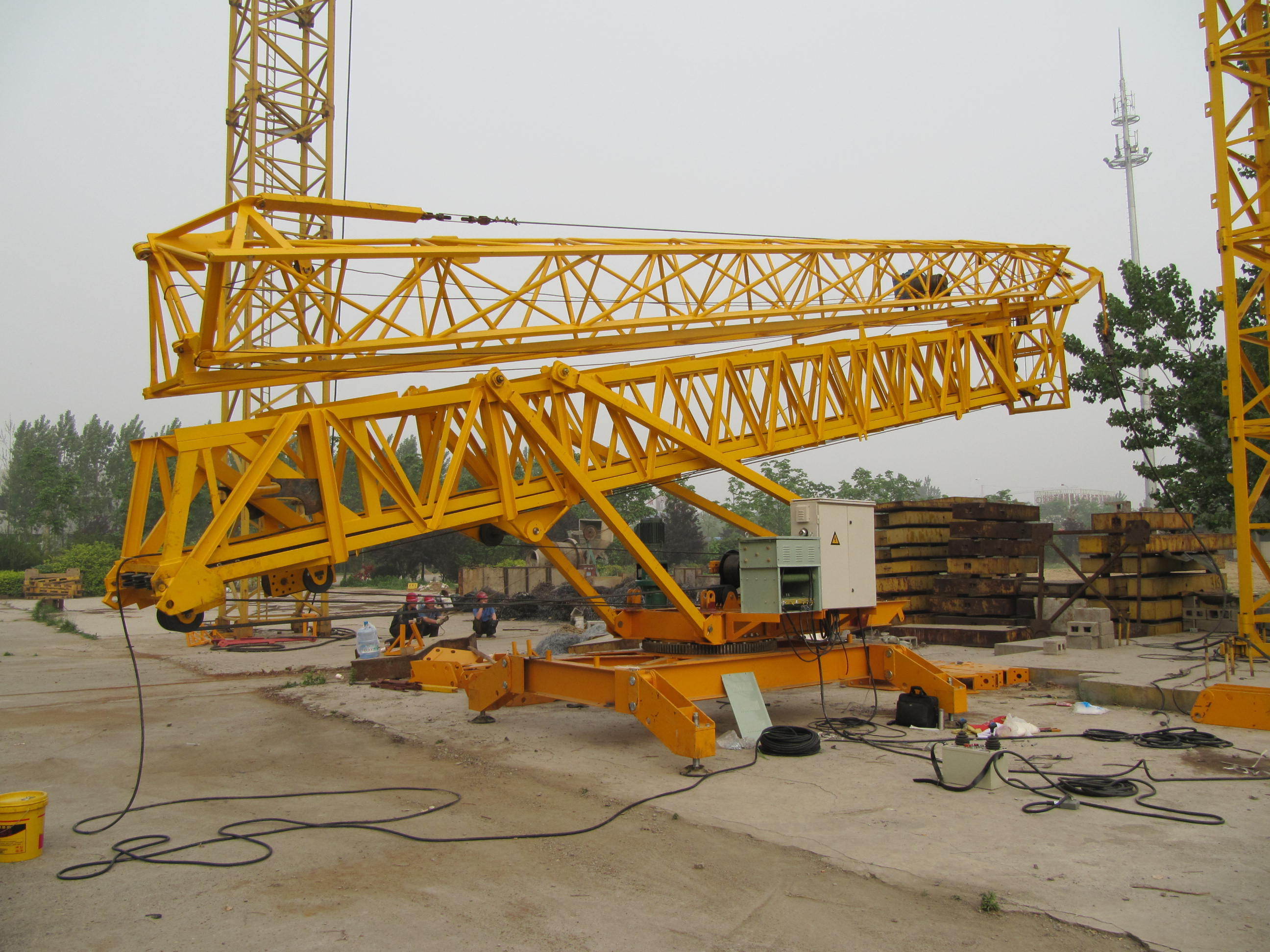 Fast/Self erection Tower Crane With Good Price and High Configuration