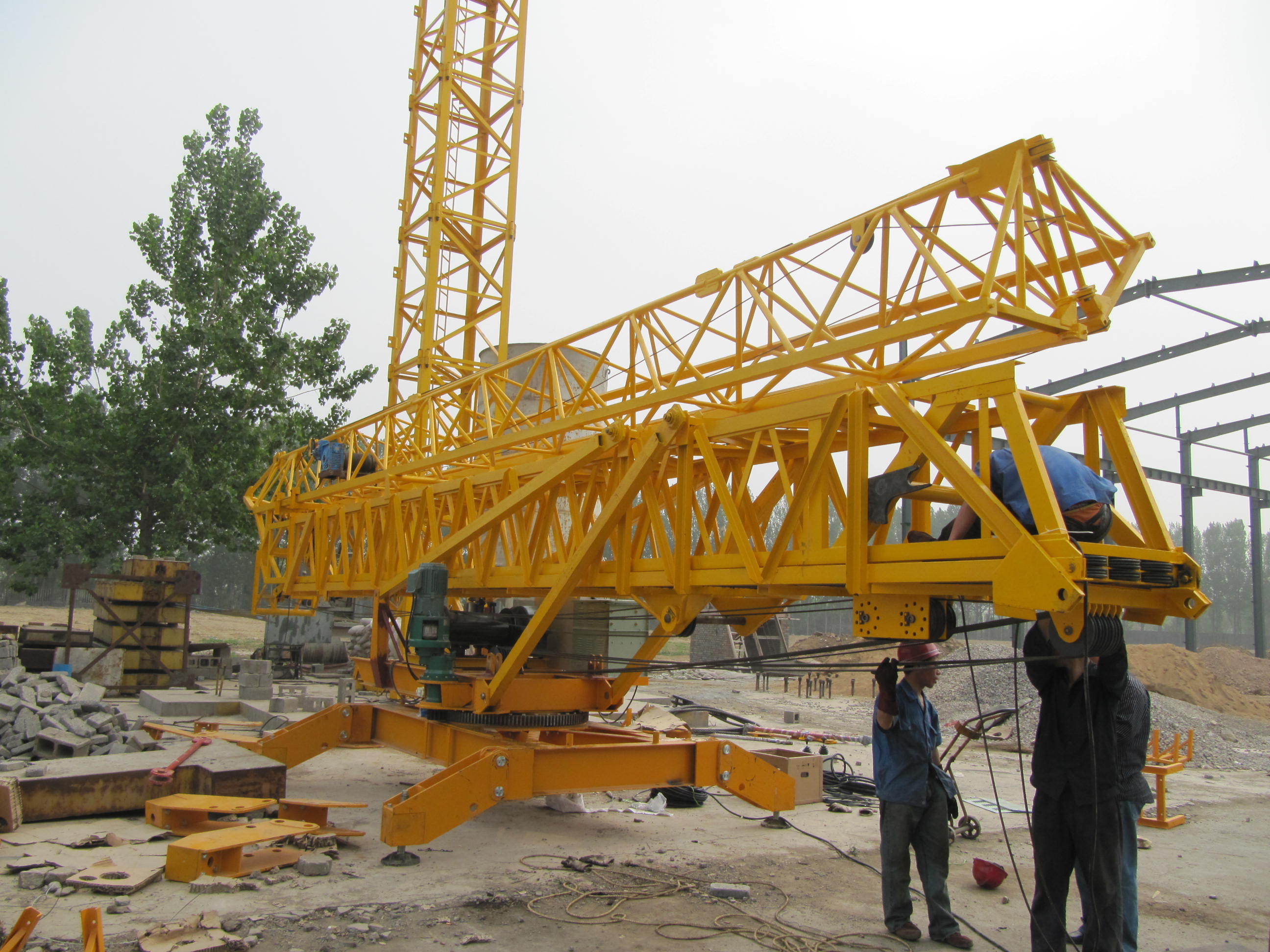 Fast/Self erection Tower Crane With Good Price and High Configuration