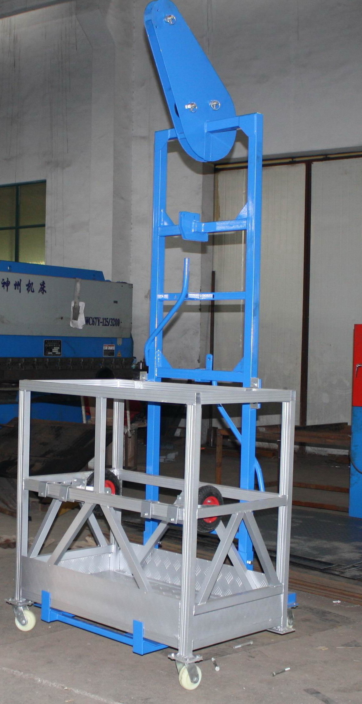 hoisting system for window cleaning platform zlp630 zlp800 hanging scaffold