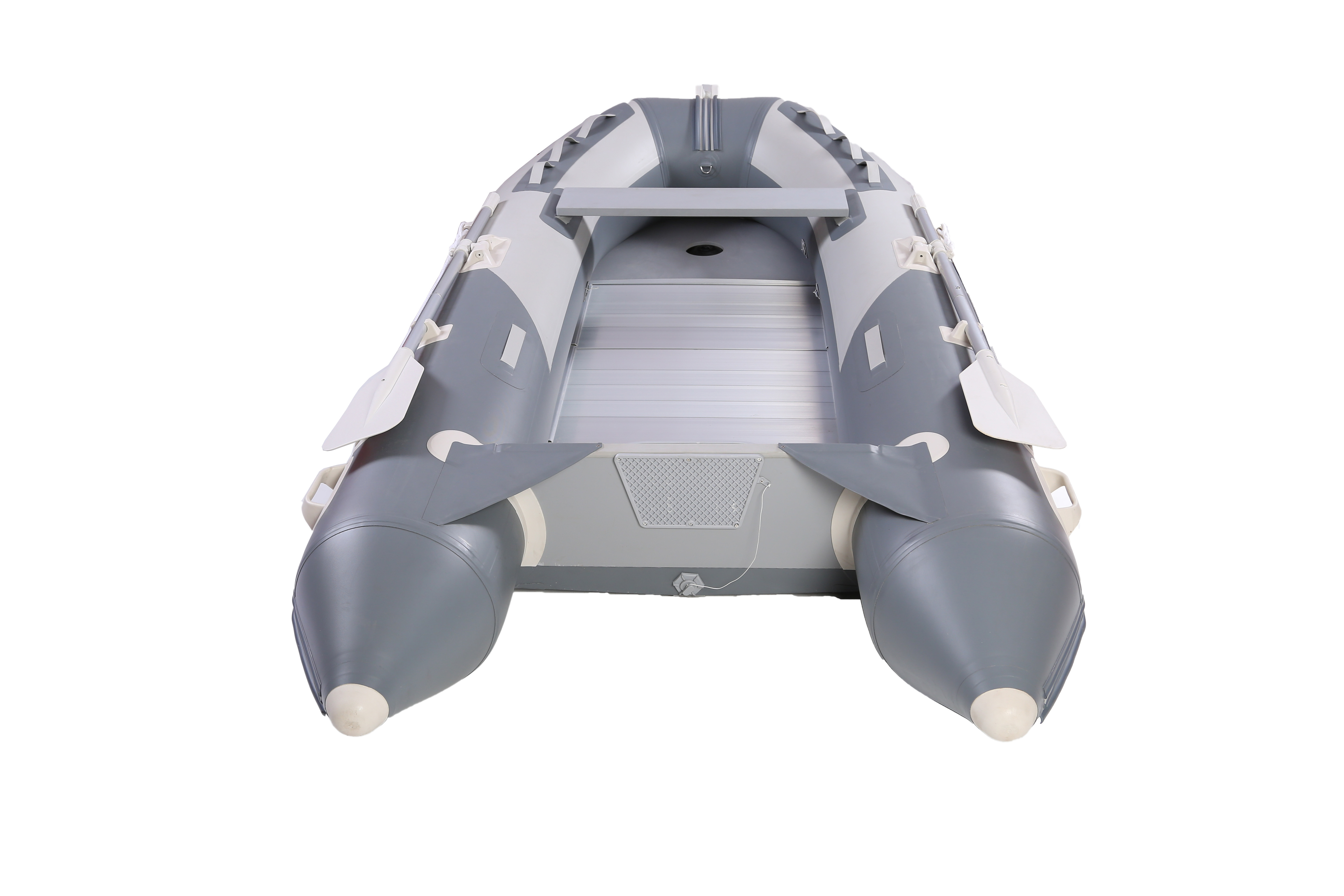 SurgeGo Aluminum Floor black Inflatable Boat Resce Boat Rowing SD360