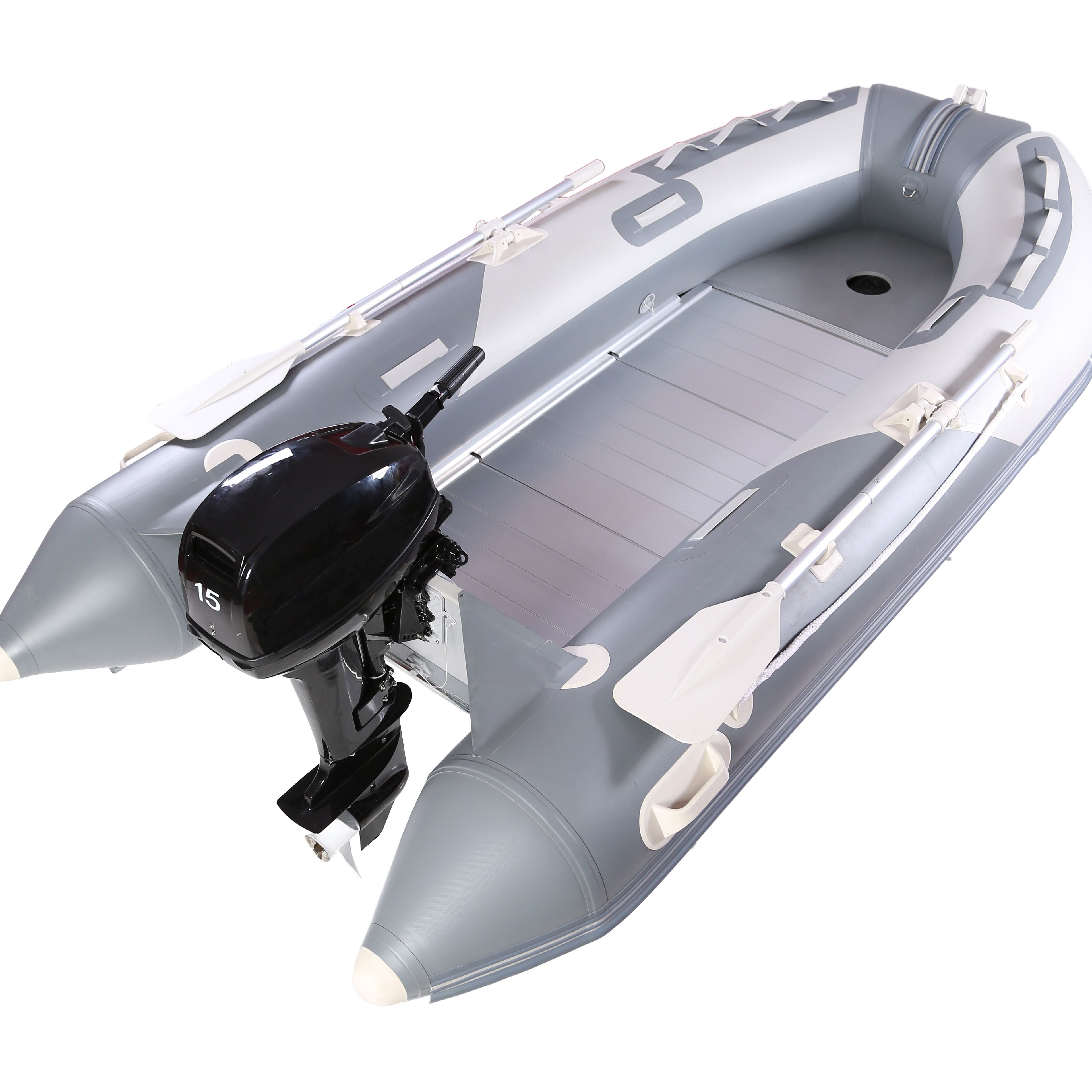 360cm SD360 PVC boat with electric motor for 6 person pontoon boat for sale