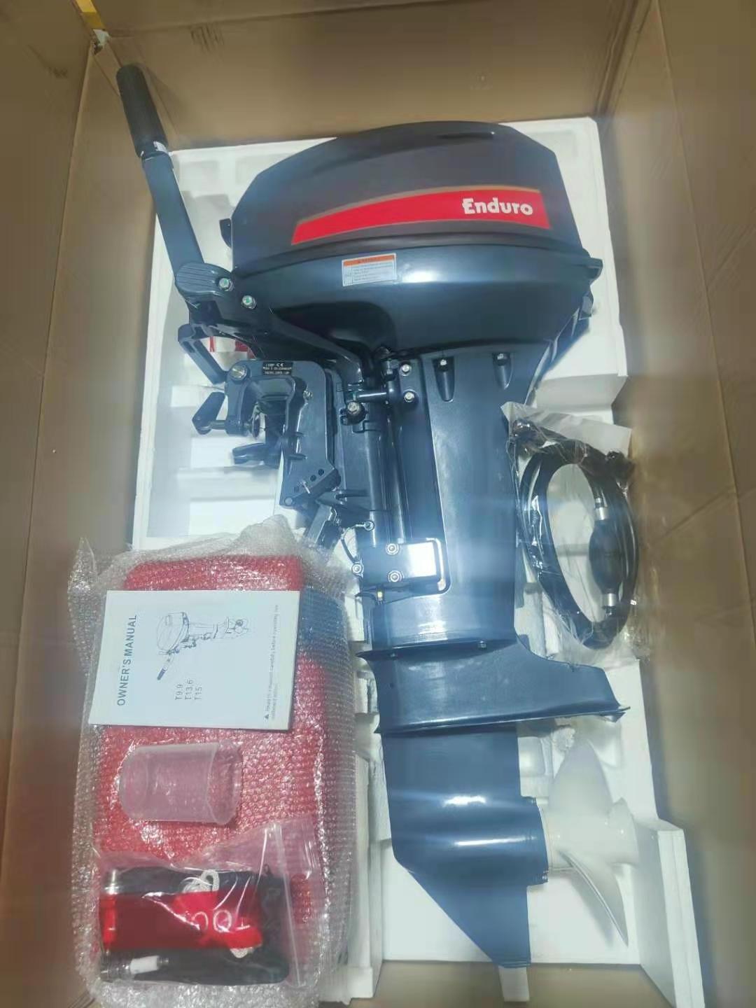 Top quality  manual type 2 Stroke 15HP 6B4 E15DML side gear boat engine outboard motor