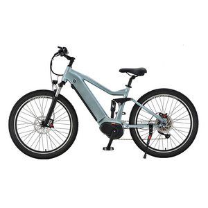 2023 full suspension with Hidden battery 26 Inch  Electric Bike 350W Mid motor Electric adult Bike electric city adult bike