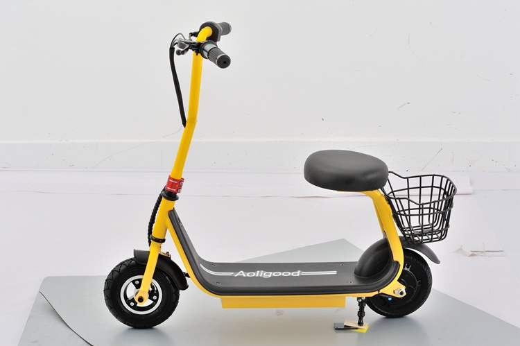 Electric Scooter 24V 4AH Electric Motorcycle With pedals Disc Brake Electric Bicycle for Sale