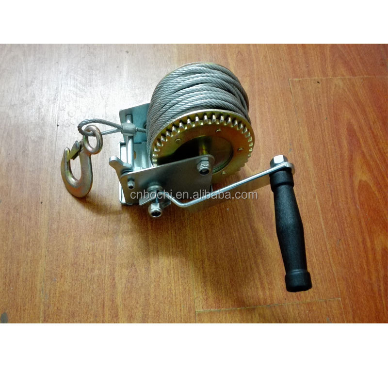 1600lbs Manual Boat Stainless Steel Trailer Winch for Anchor