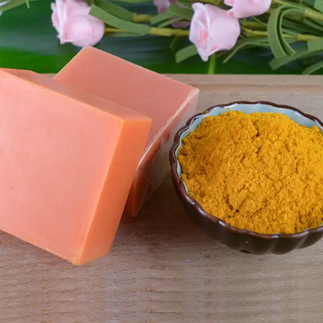 Private Label Oem Odm 100g Turmeric Soap Natural Whitening Collagen Body Face Shower Soap Bar Turmeric Face Soap