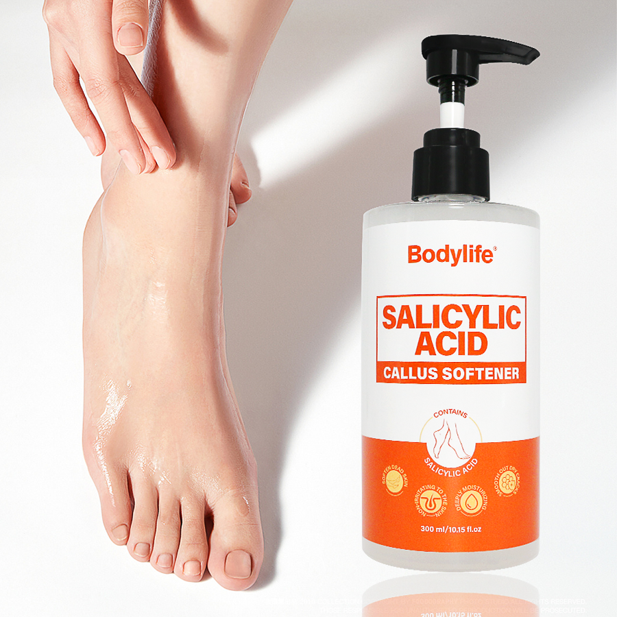 Private Label Dead Skin Removal salicylic Foot Exfoliate Peel Off gel Callus Moisturizes Soften Feet gel For Dry Cracked Heels