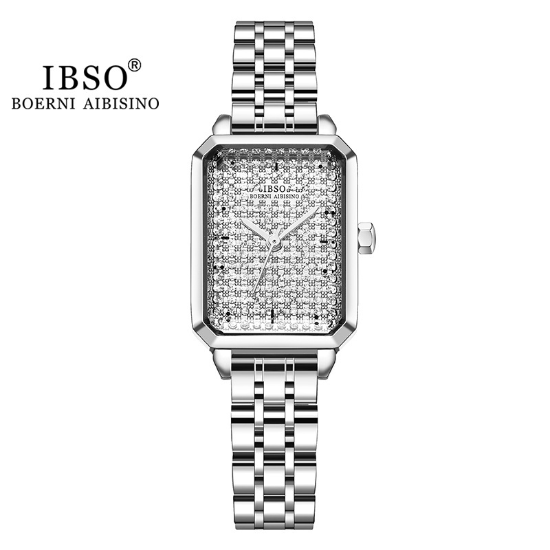 IBSO Stainless Steel Small Watches Women Wrist Luxury Custom Logo Watch Hot Selling Quartz Watches