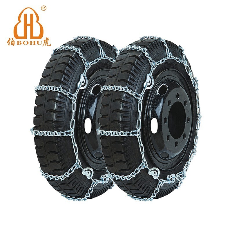 BOHU Tuv Gs Alloy Steel Tire Protection Snow Chain Car Truck 4wd Suv Tire Chain Adjustable Emergency Tractor Tire Snow Chain