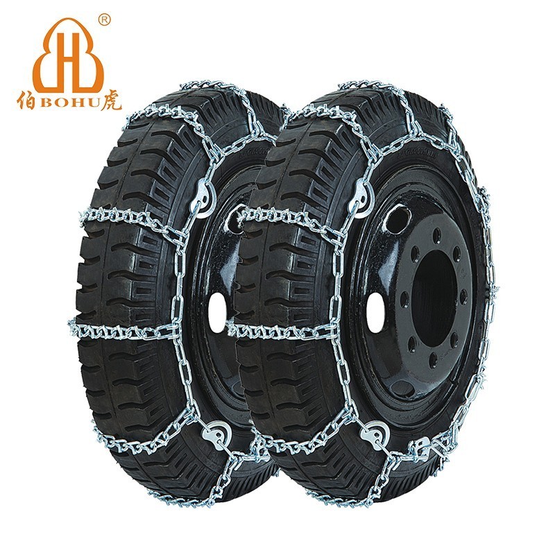 BOHU Tuv Gs Alloy Steel Tire Protection Snow Chain Car Truck 4wd Suv Tire Chain Adjustable Emergency Tractor Tire Snow Chain