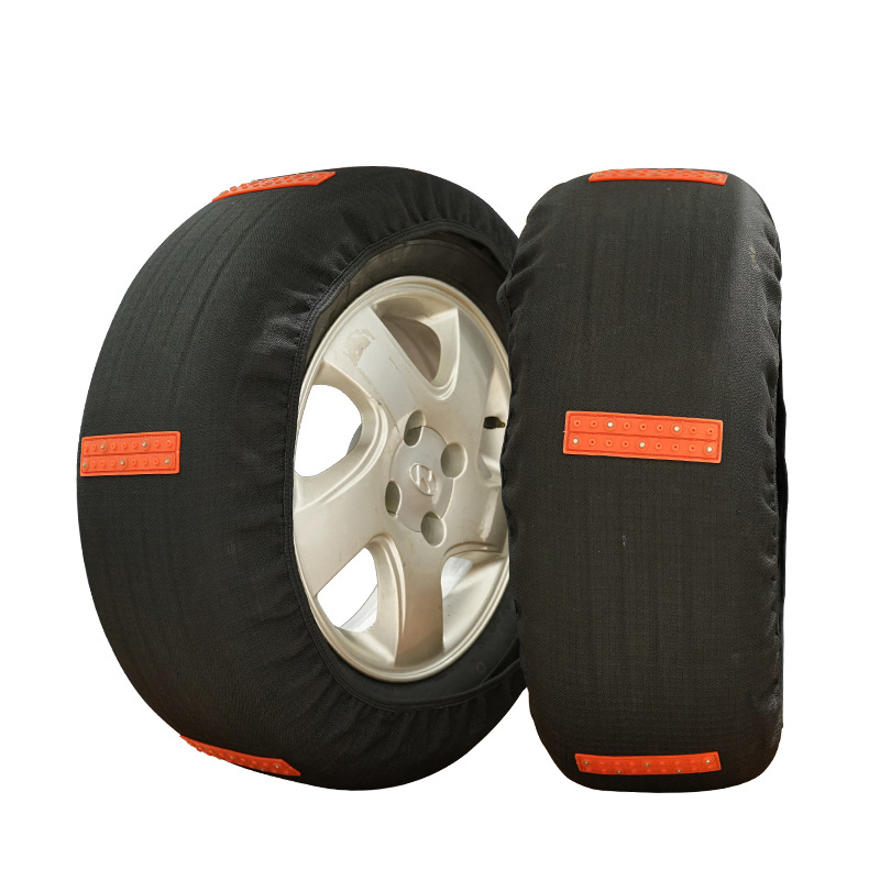 BOHU Hot Selling High Quality Tire Covers Snow Sock Quick Mounting Polyester Fibre Traction Auto Snow Sock