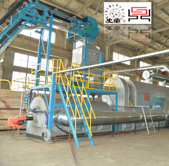 15 T/D  fully continuous waste tyre pyrolysis plant