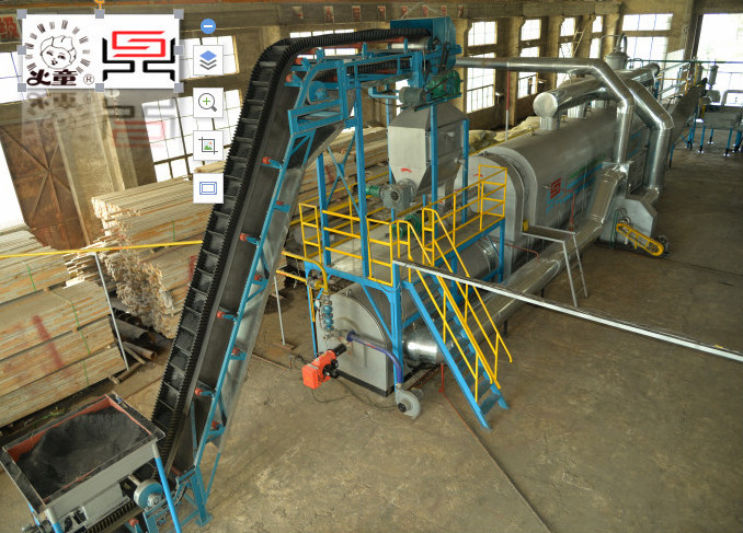 15 T/D  fully continuous waste tyre pyrolysis plant