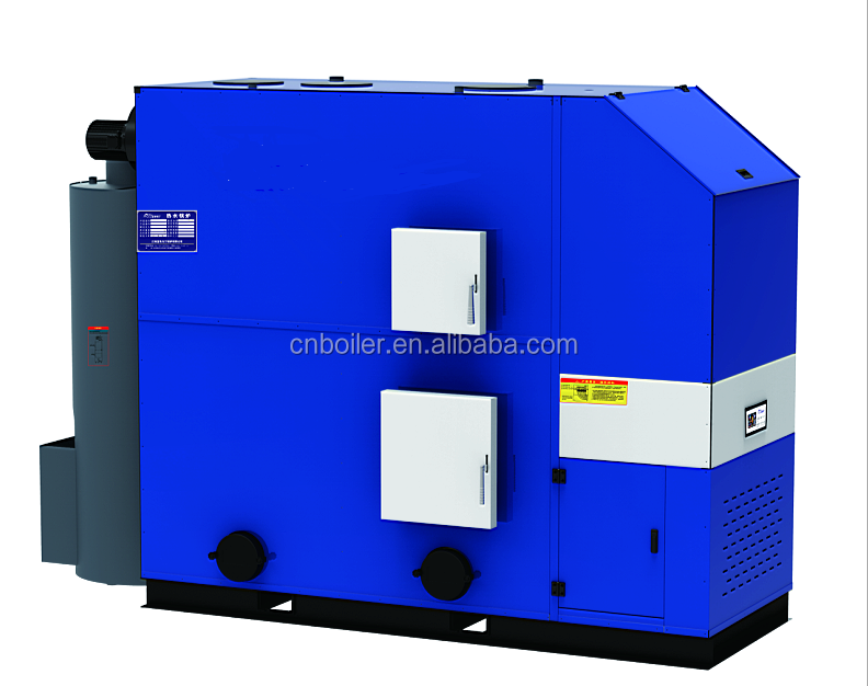 Automatic biomass pellet hot water boiler