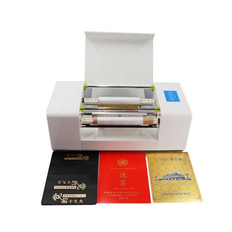 Bonedry 360A Hot stamping foil multi sizes automatic digital ribbon printing hot foil stamping machine