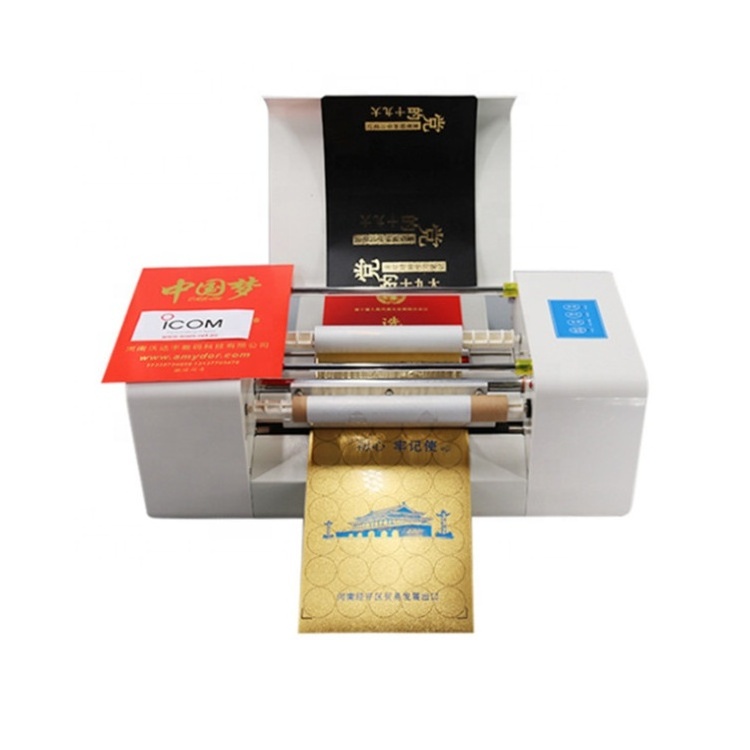 Bonedry 360A Hot stamping foil multi sizes automatic digital ribbon printing hot foil stamping machine