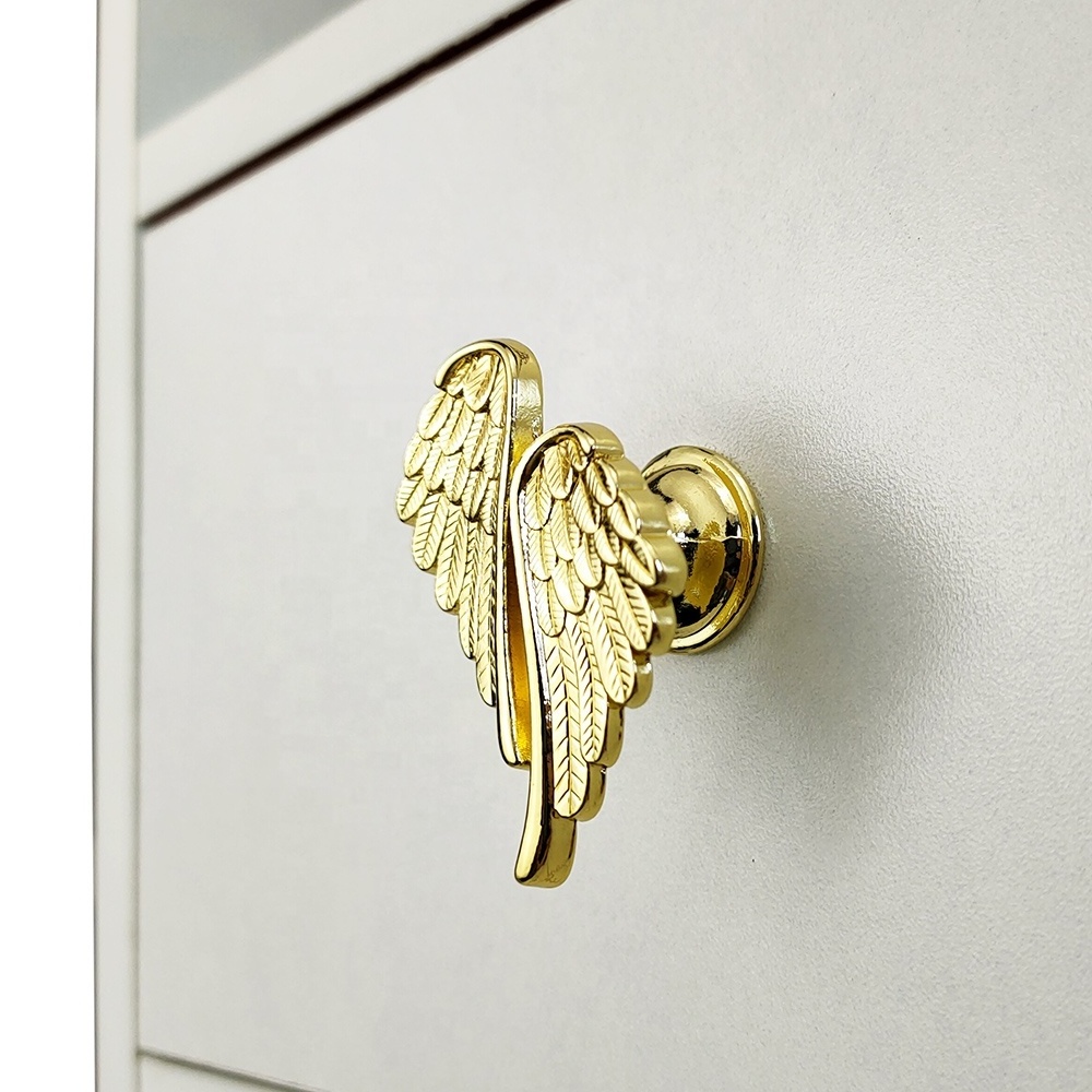 Angle wings cabinet knobs unique drawer handle