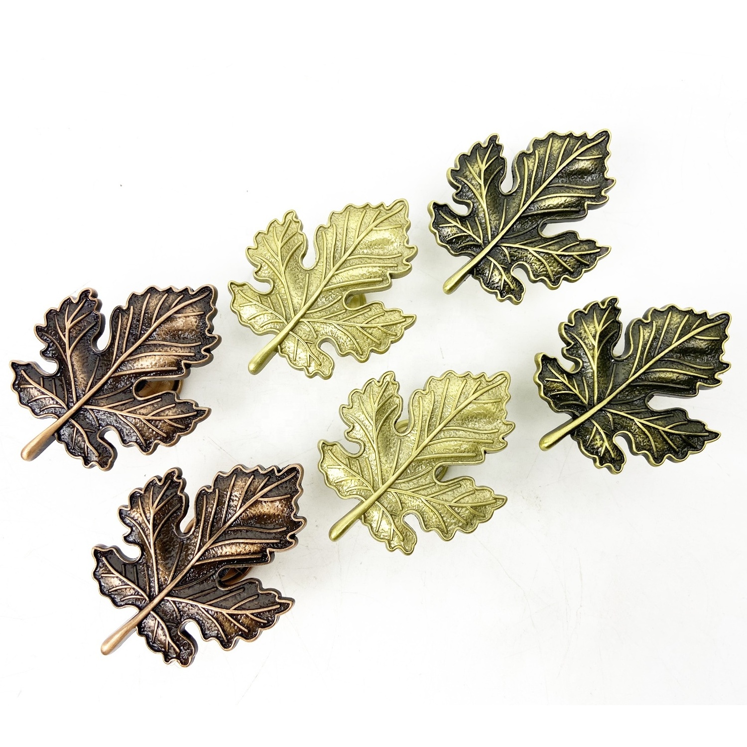 Maple Leaf Knobs Drawer Pulls Handles for Dresser Cupboard Wardrobe Cabinet Kitchen Decor Autumn Garden Farmhouse Theme