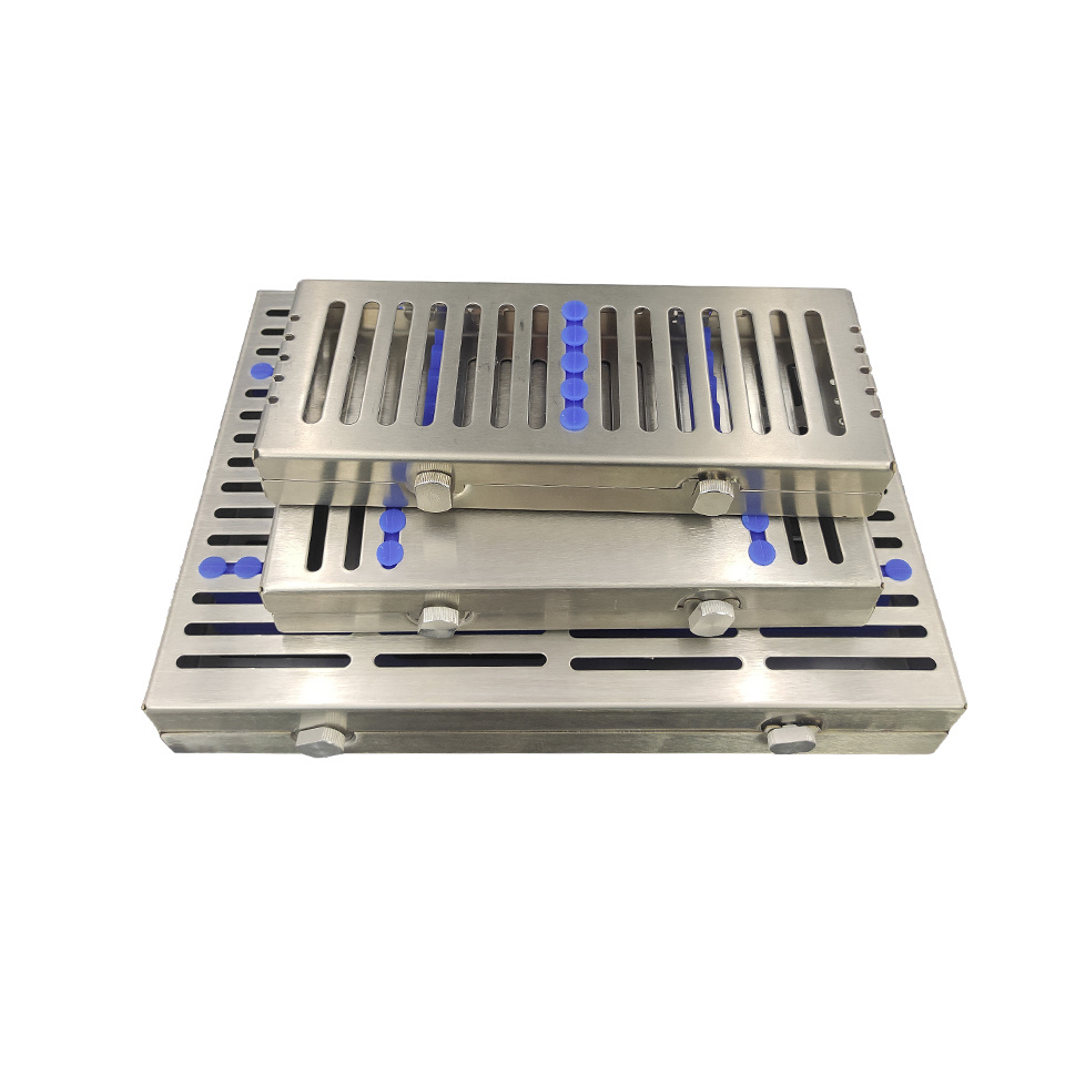 Dental Instrument Sterilization Box Dental Cassette Disinfection Rack Tray Boxes Stainless steel