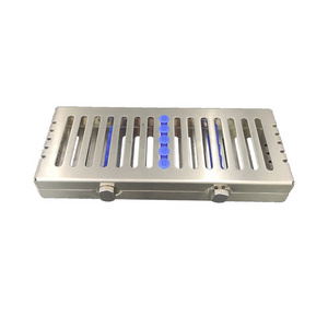 Dental Instrument Sterilization Box Dental Cassette Disinfection Rack Tray Boxes Stainless steel