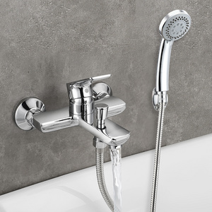 (OZ8251-3)BOOU luxurious popular new design hot cold water single handle zinc bathroom bathtub mixer bath faucet