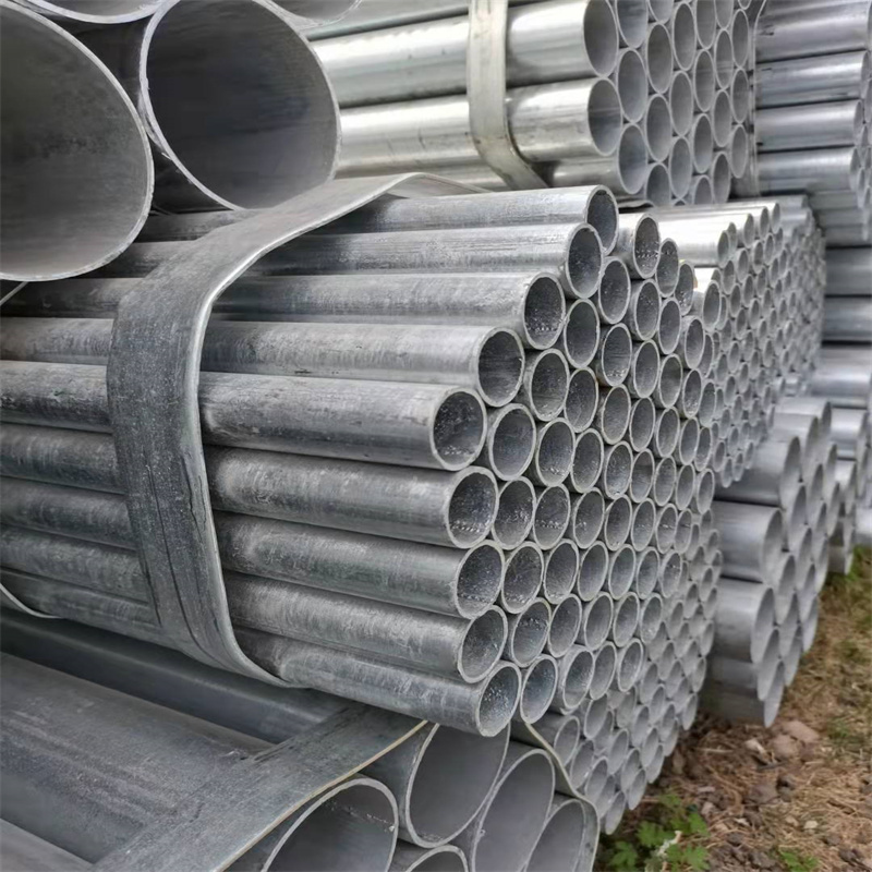 Steel Pipe Manufacturer Wholesale Erw Steel Tube Galvanized Steel Round Welded Pipe