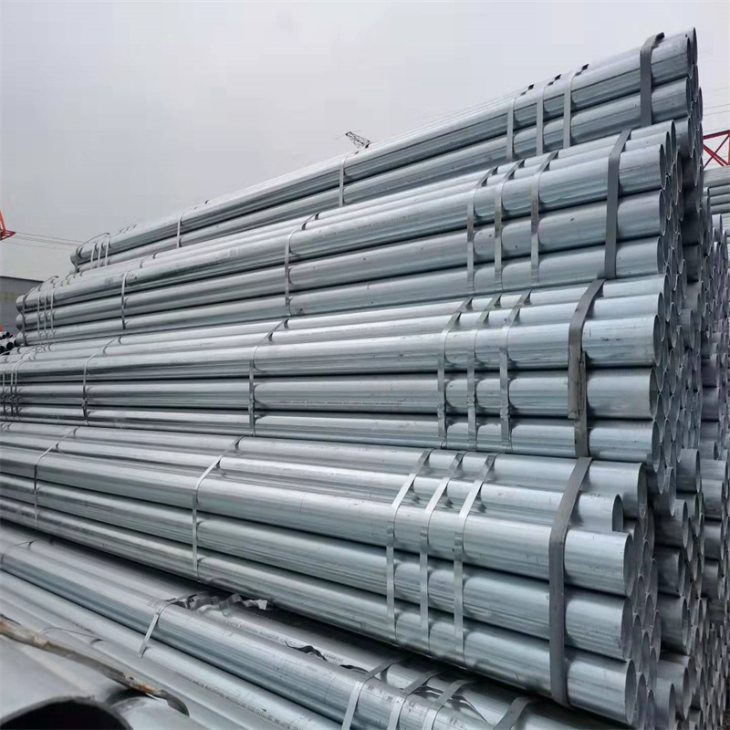 Steel Pipe Manufacturer Wholesale Erw Steel Tube Galvanized Steel Round Welded Pipe