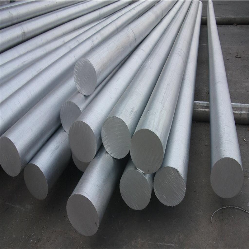 Hot Rolled Ribbed Aluminum Rod Aisi Food Grade 5 / 8 Aluminum Rod Aluminium Bar