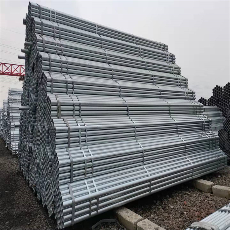 Steel Pipe Manufacturer Wholesale Erw Steel Tube Galvanized Steel Round Welded Pipe