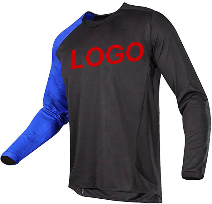 Latest Hot Sell Custom Motorbike Racing Jersey Durable Long Sleeve Mountain Bike Motocross Jersey