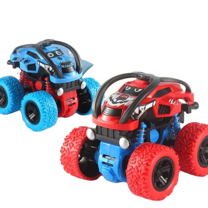 Toy car Truck Inertia Big Wheel Truck 360 Degree Flipping Car Inertia Friction Power SUV Diecast Outdoor Model Gift For Kids